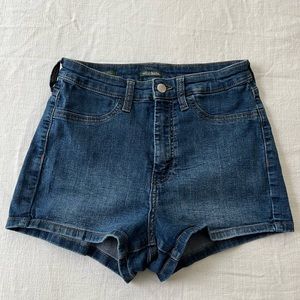 High Waisted Denim Shorts